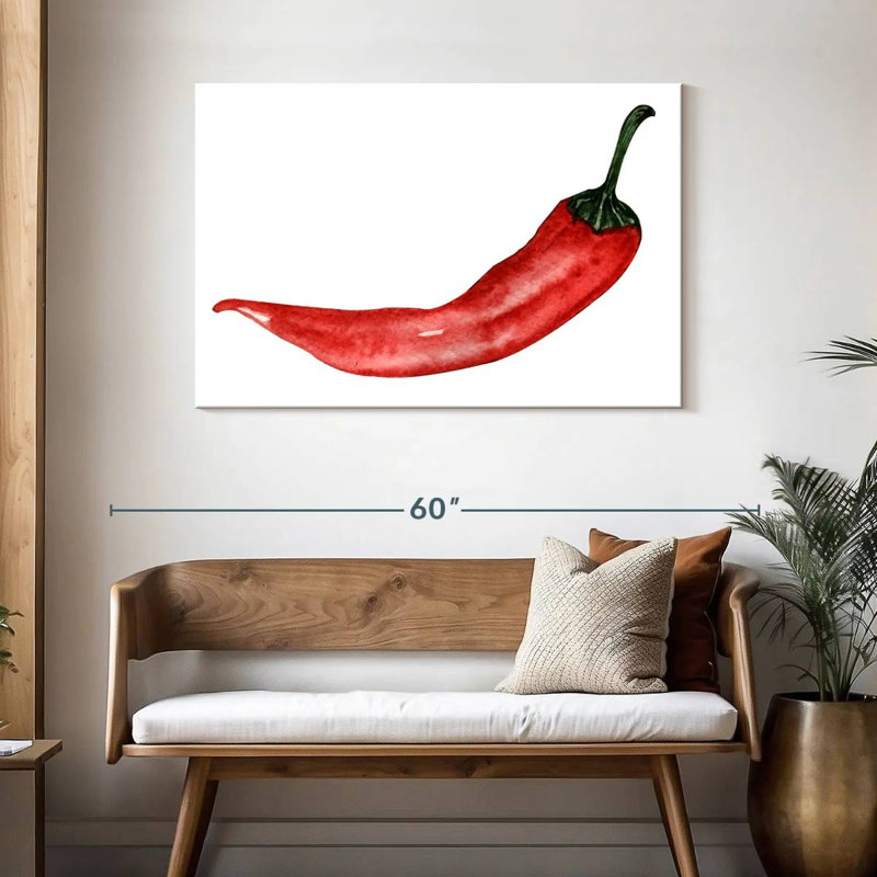 Chili Pepper, 30" H x 45" W