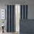 Printed Heathered Blackout Grommet Top Curtain Panel-102559862-102559859