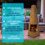 Gebke Square Steel Wood Burning Smokeless Chimnea-522389163