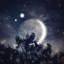 «The Moon, Venus, & Jupiter», reproduction d'impression sur toile-29280709-74729763-74730404