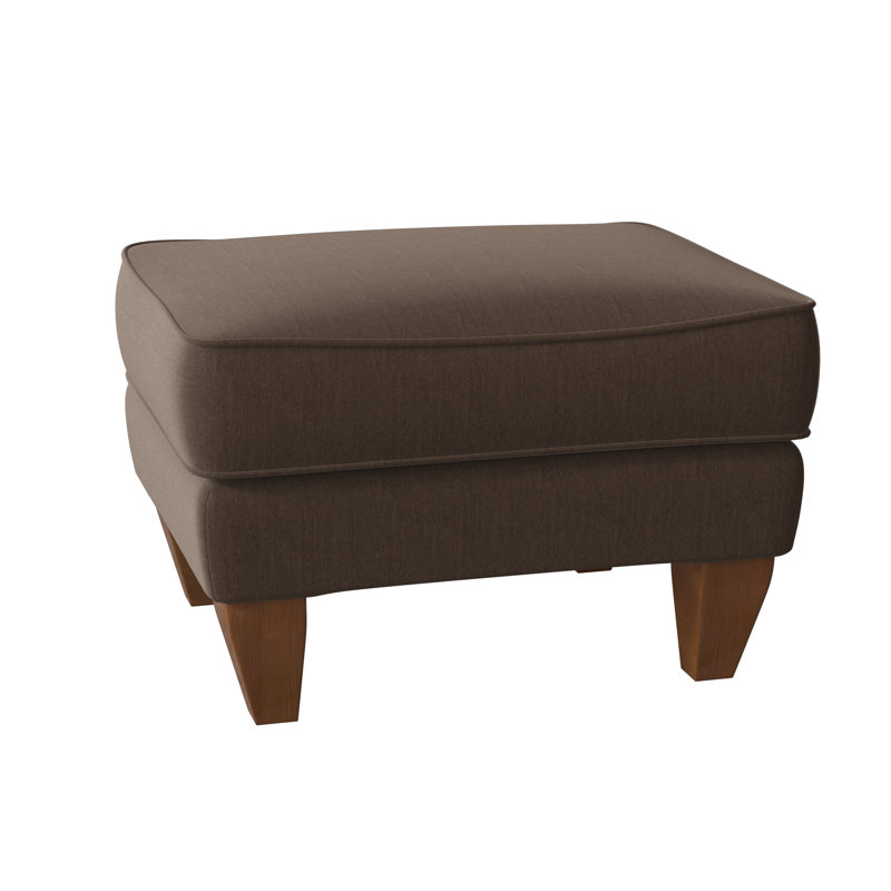 Artisan Ottoman, Pecan, Paradigm 45 Black