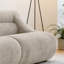 Canapé à compression moderne avec causeuse en chenille, canapé 2 places avec coussin en mousse à mémoire de forme, aucun assemblage requis-1958805890