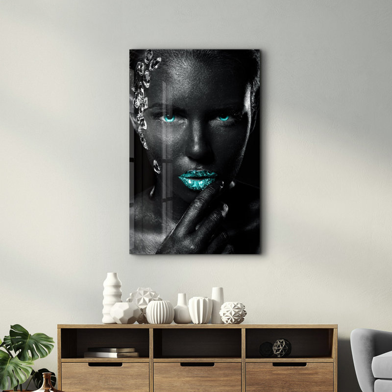 Elegant Tempered Glass Wall Art Painting, 13.8 x 21.7 inches | 100% Tempered Glass, Thickness: 0.16 inches | UV Printed for Vibrant Colors | Perfect for Home Decor, Living Room, & Office Spaces