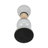 Glass Pillar and Taper Candle Holder with Curved Silhouette and Reflective Accents for Modern Decorative Display-1046169973