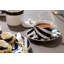 Mikasa Luxe Deco Geometric Print China Tea Cups and Saucers, 200ml