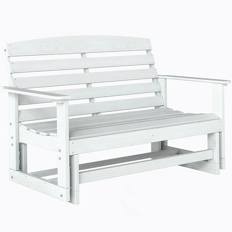 Banc oscillant et causeuse Loveseat, Blanc