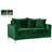 Naomi 58" Velvet Square Arm Loveseat-896435205