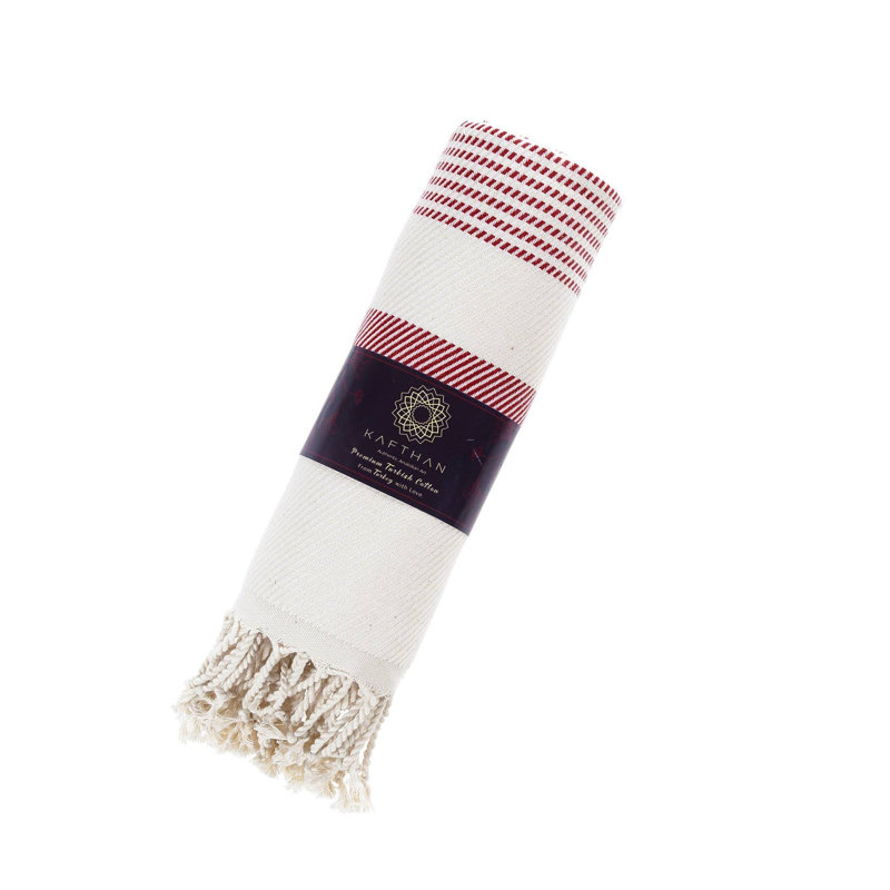 Kafthan Pier Bath & Summer Beach Towel - Quick Dry & Lightweight, Red