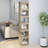 Book Cabinet Room Divider Display Book Rack Bookshelf Engineered Wood