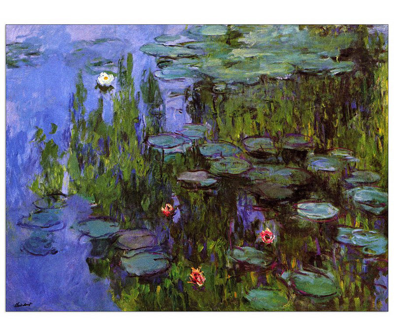 Claude Monet - Wrapped Canvas Painting, 60cm H x 80cm W x 1.8cm D
