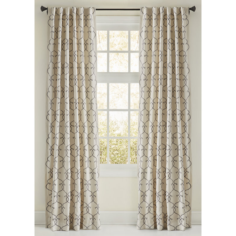Gable Room Darkening Curtain, Gray, 50" W x 108" L