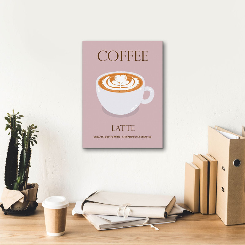  «Latte» par Arctic, art mural sur toile, 12 po x 16 po, H 16 po x l 12 po