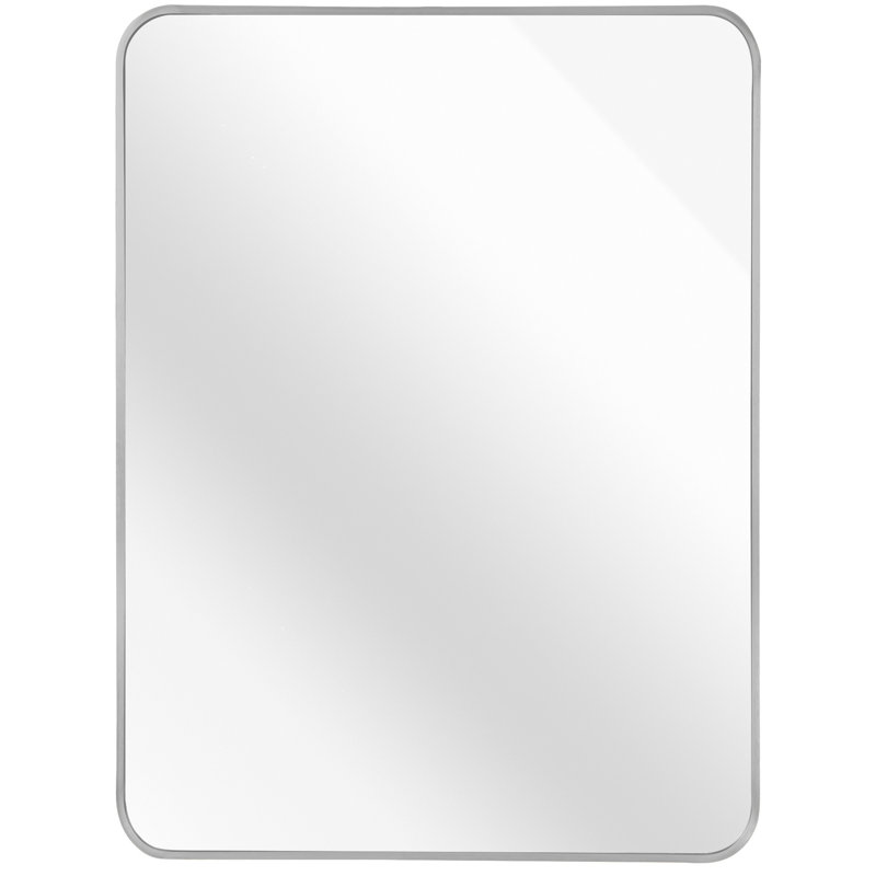 Miroir mural argenté 30X40, Argent argent