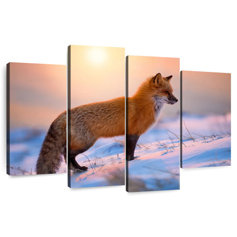 Brampt Sunny Red Fox, 22" H x 36" W