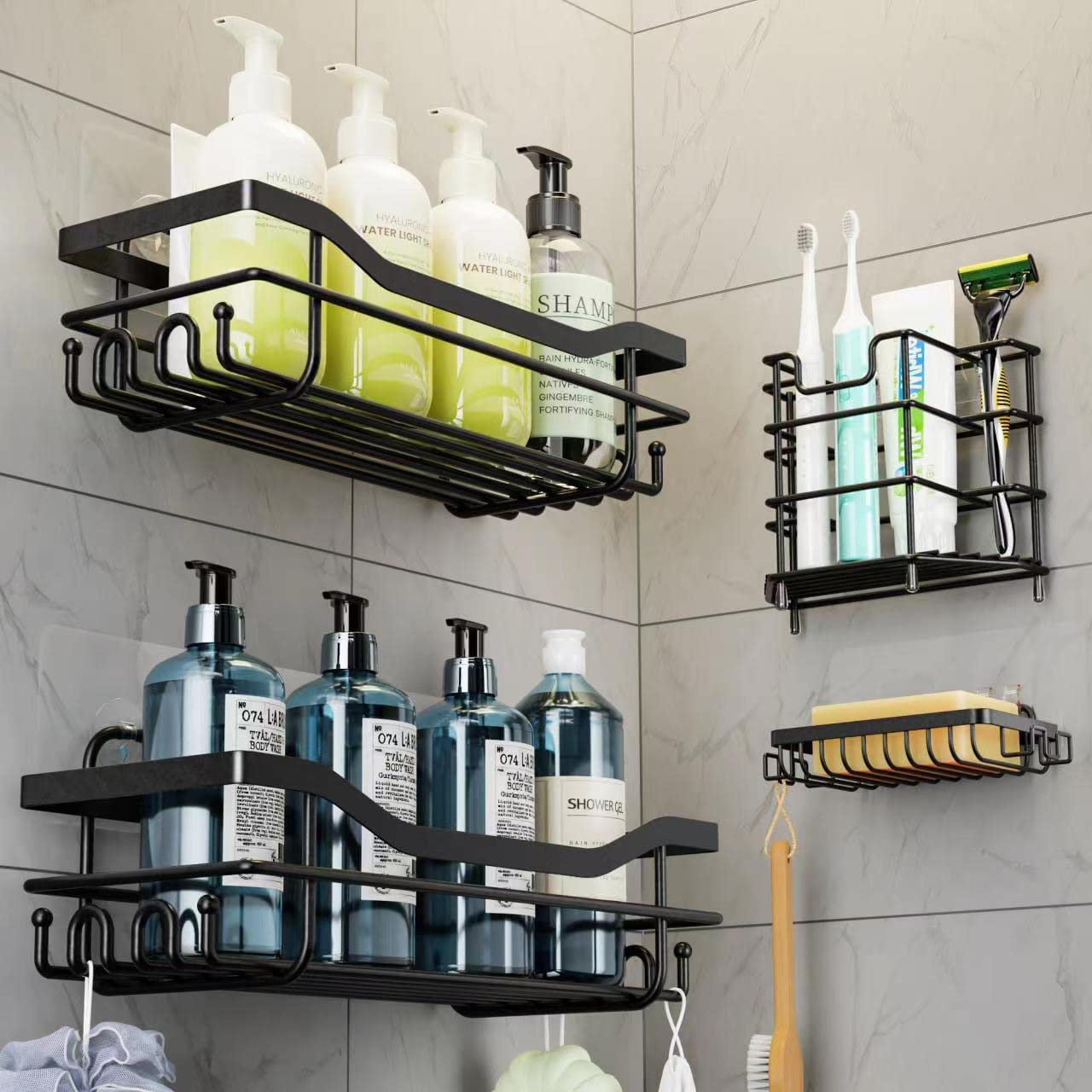 Rebrilliant Lexiy Drill / Screw Stainless Steel Shower Caddy