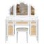 Meuble-lavabo 44,37 po avec 13 ampoules Hollywood et 3 modes d'éclairage