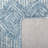 Leopoldo Geometric Handmade Tufted Wool Blue/Ivory Area Rug-1782691545