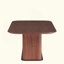 Table basse en noyer et pieds en métal-174468723