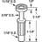 11/16 in. Bi-Fold Door Top Pivot Guide Roller, for Cox Doors