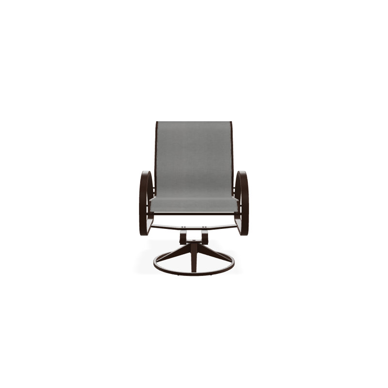 Fauteuil de patio pivotant Hiraku, Naturel, Kona texturé