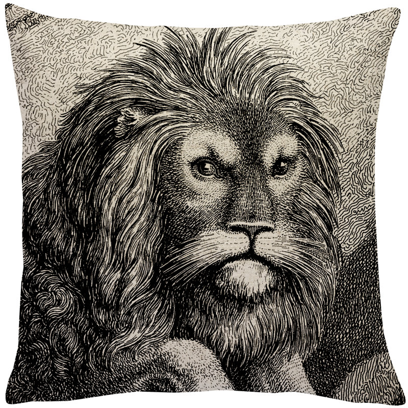 Linen Reversible Throw Pillow