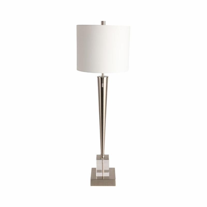 Carmelo Standard Table Lamp, Silver