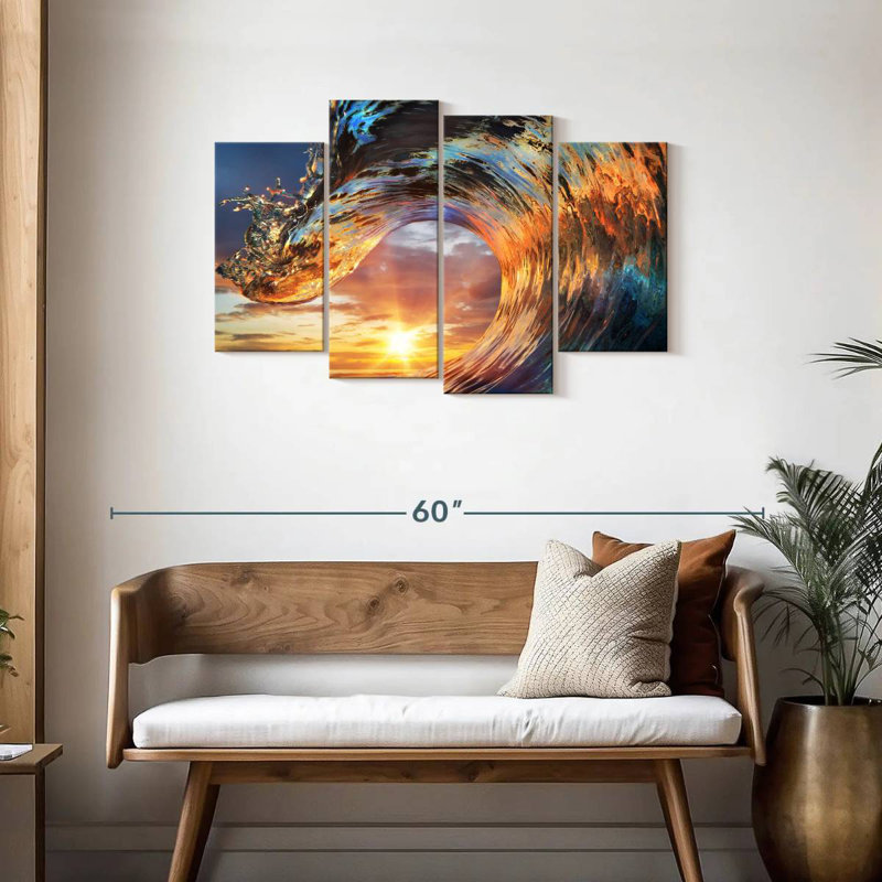 Gillard Curling Ocean Wave, H 27 po x l 43 po