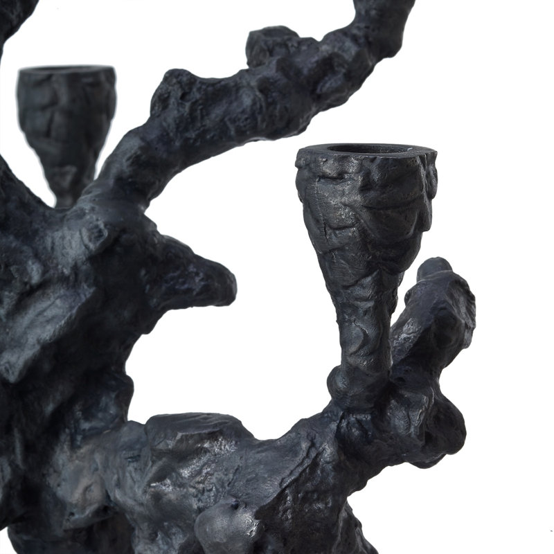 Porte-bougie Alfrida graphite