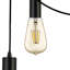 Anika 9 - Light Black Bulb Pendant