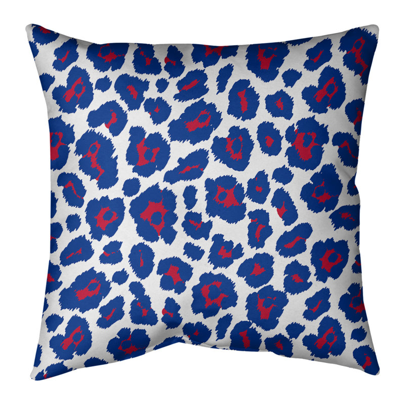 Housse et insert de coussin extérieur Fly, 20 po X 20 po, Blanc / Bleu / Rouge