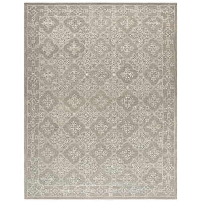 Martha Stewart 3860, laine 85% touffetée à la main; Tapis damassé 15% coton