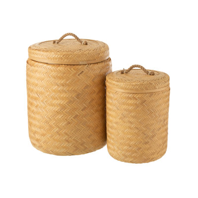 Bamboo Laundry Set with Handles