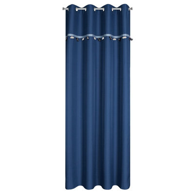 Car Semi Sheer Curtain Single Panel