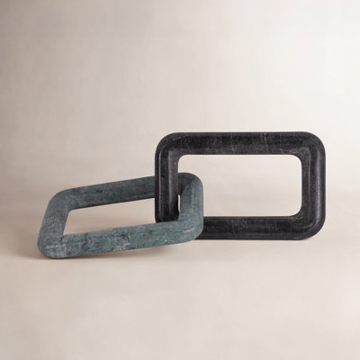 Romo 2-Link Genuine Marble Sculpture