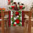 Linen Buffalo Check Plaid Christmas Table Runner Farmhouse Winter Christmas Xmas Holiday Home Kitchen Table Decorations-321957868-321957842