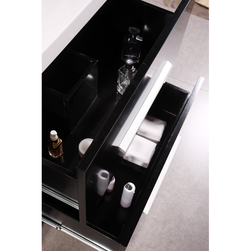ensemble de meuble-lavabo de salle de bain double 72 po avec miroir Royal
