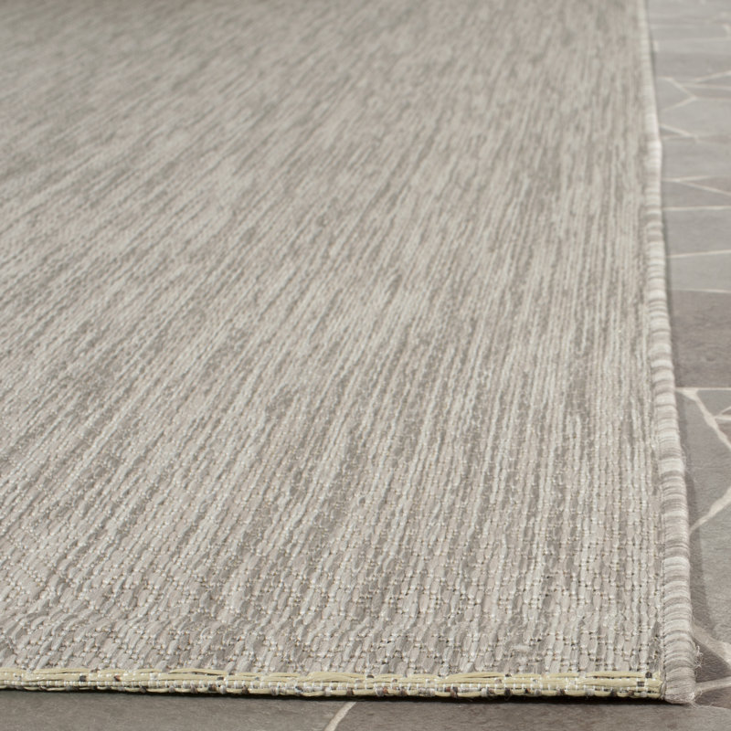 Mccullough Solid Colour Hand Woven Indoor / Outdoor Area Rug, Rectangle 201 x 290 cm