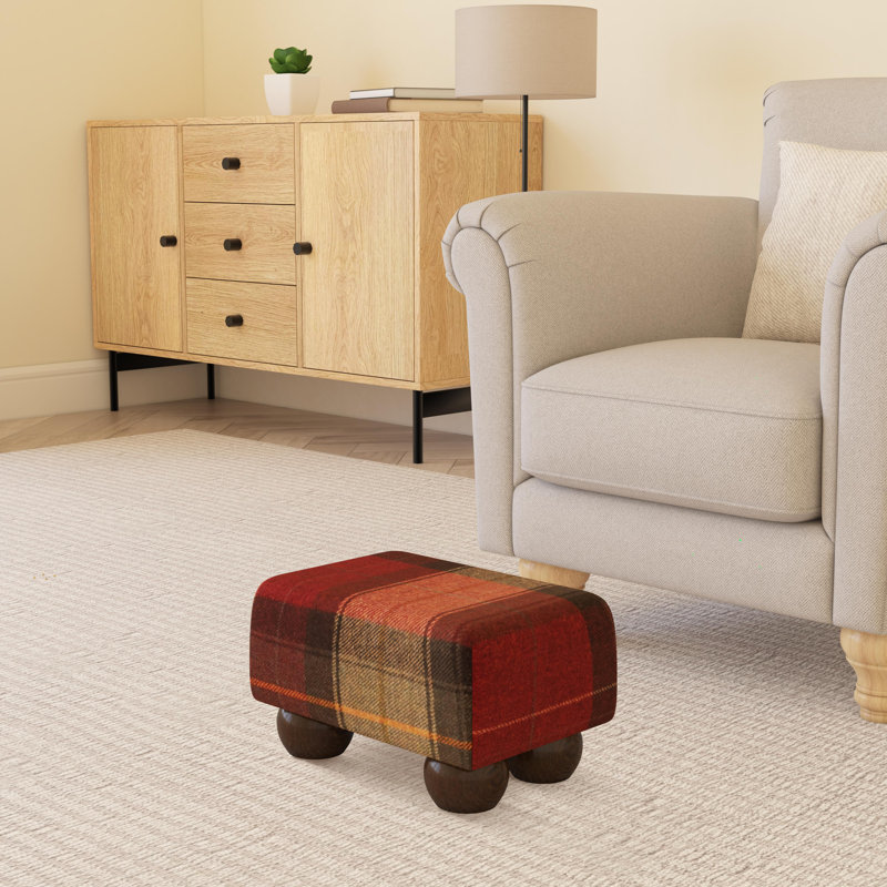 Manufactured Wood Accent Stool, Mahogany