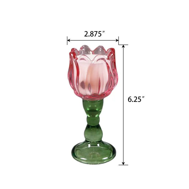 Verre à vin 6,25 "pivoine 2,3 oz