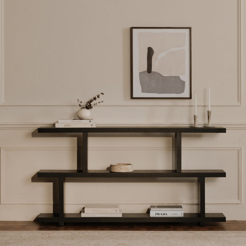 Miri 32.7" Accent Shelves, Black