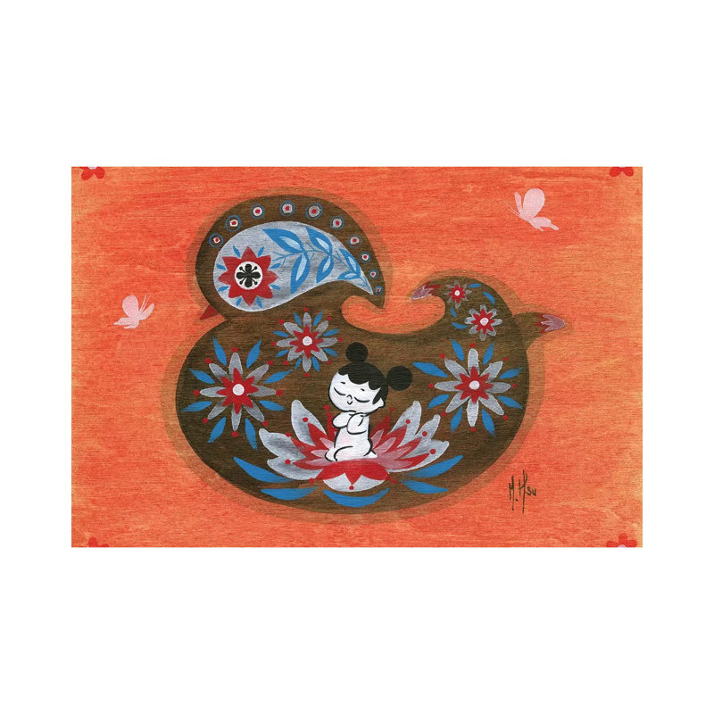 Folk Blessings - Duck by Martin Hsu - Wrapped Canvas Print, 152.5 cm H x 101.5 cm W