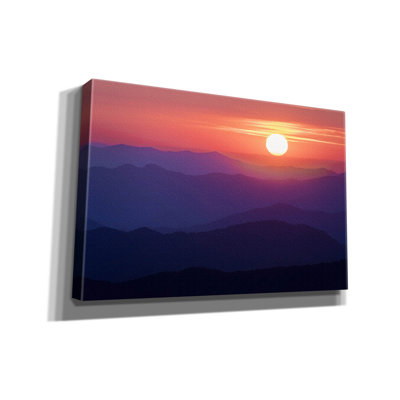 «Appalachian Sunset» par Rick Berk, art mural sur toile