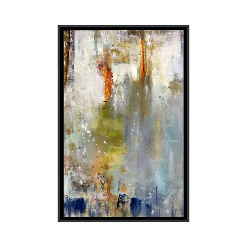 «Explorations» par Julian Spencer, impression sur toile tendue, H 26 po x l 18 po x P 1,5 po, Toile avec cadre noir