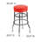 Piya Double Ring Chrome Barstool-49300370-49300368