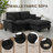 Sailboat-Inspired Modular Cloud Sofa With Movable Ottomans