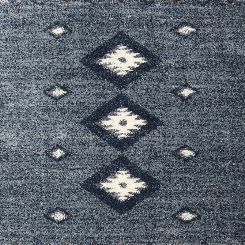 Tapis de zone gris foncé contemporain, Carré 5 pi