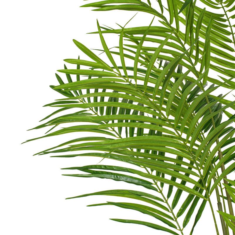 Artificial Potted Giant Areca Palm Tree, 60" H x 30" W x 30" D
