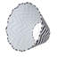 Abat-jour empire en tissu 10 "H