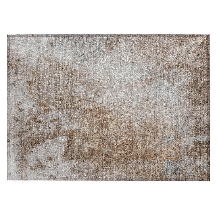 Farl Washable Abstract Indoor / Outdoor Rug