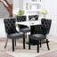 Chaises de salle à manger, chaise de salle à manger rembourrée haut de gamme avec anneau clouté-531111163-511006597-511006614